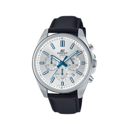 Casio Edifice EFV-650L-7AV Chronograpgh Leather Strap Band Men Watch